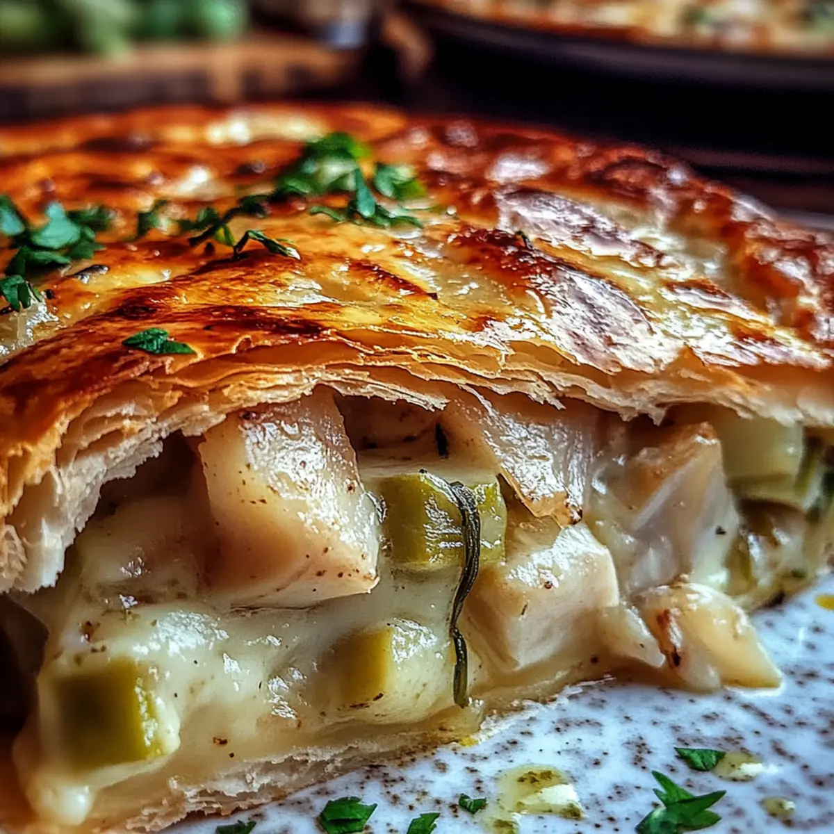 Chicken And Leek Pie