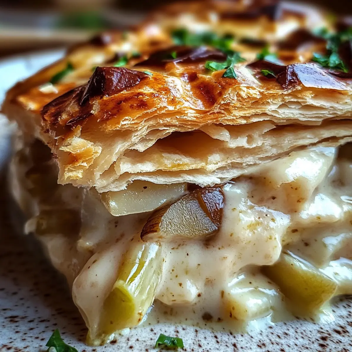 Chicken And Leek Pie
