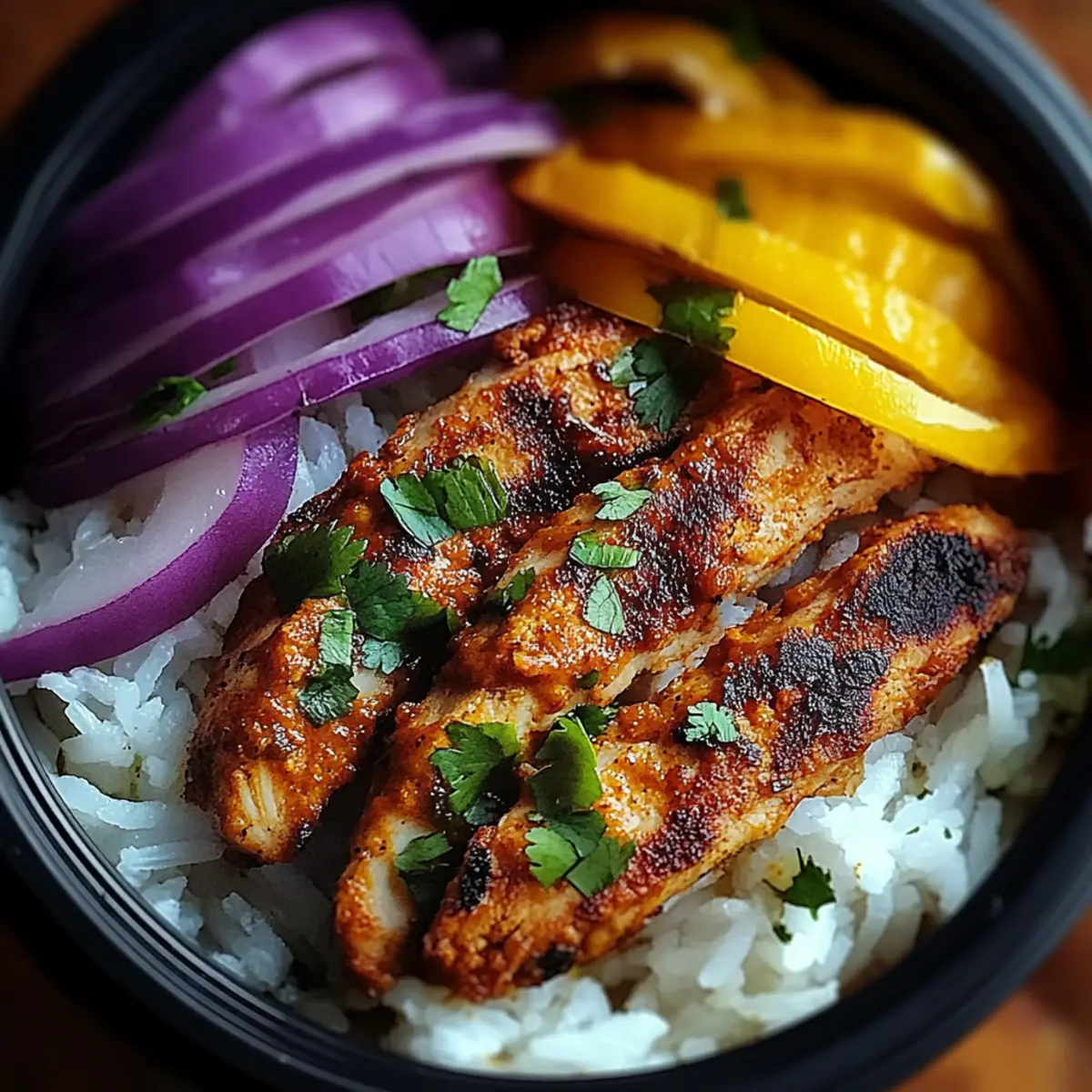 Chicken Fajita Meal Prep Bowls