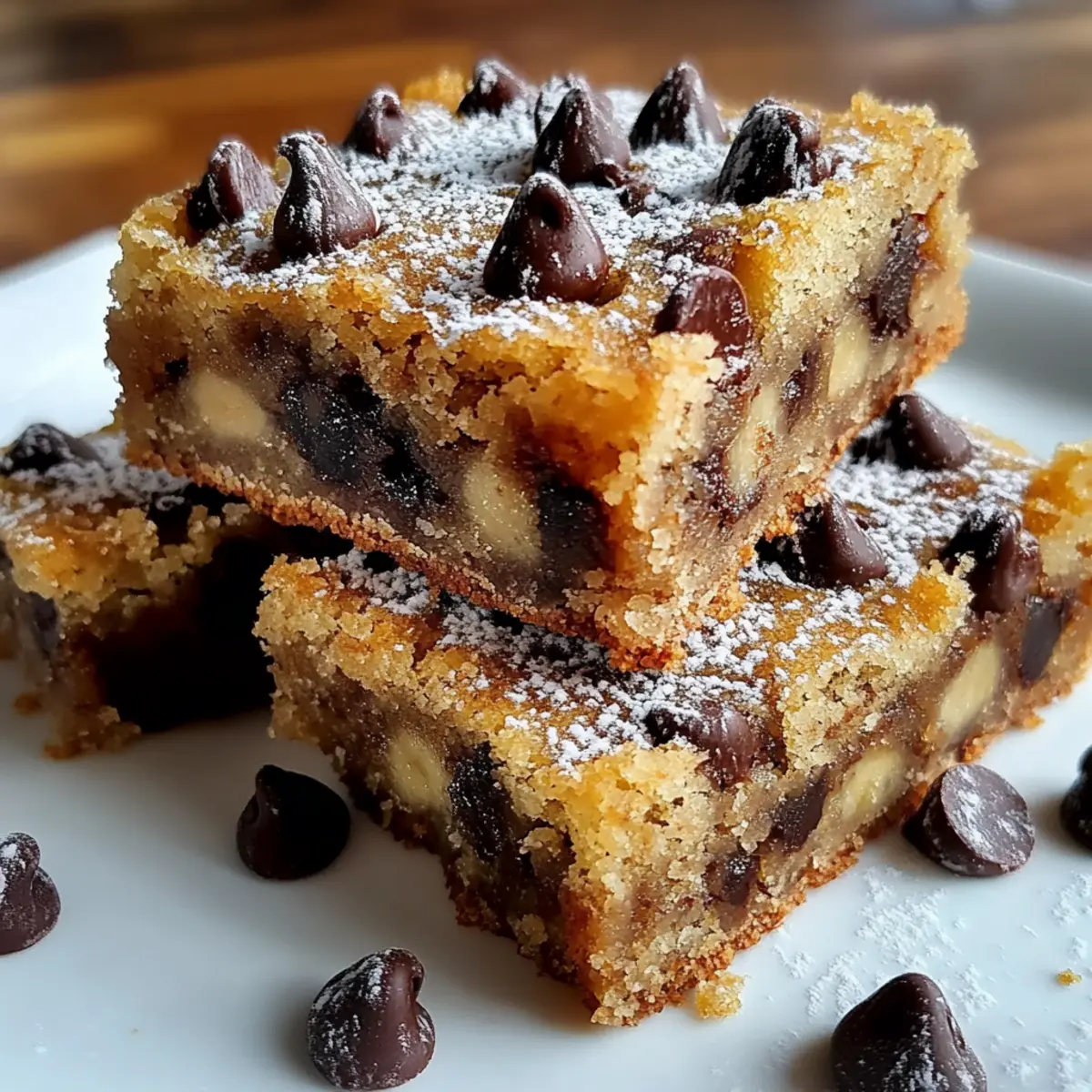Chocolate Chip Banana Bars