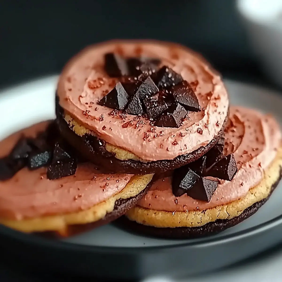 Chocolate Covered Strawberry Cookies