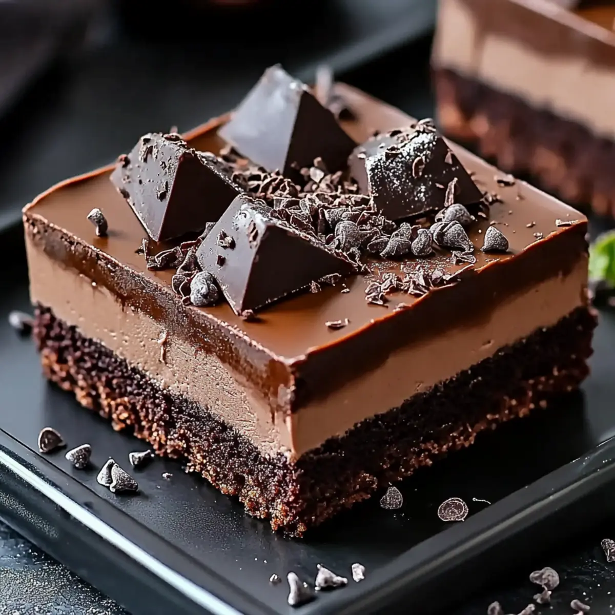 Chocolate Mousse Brownies