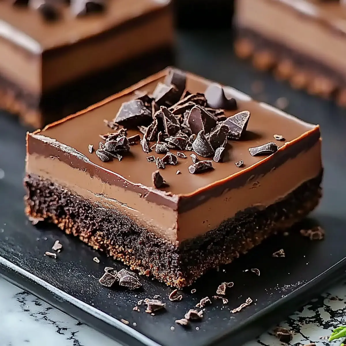 Chocolate Mousse Brownies
