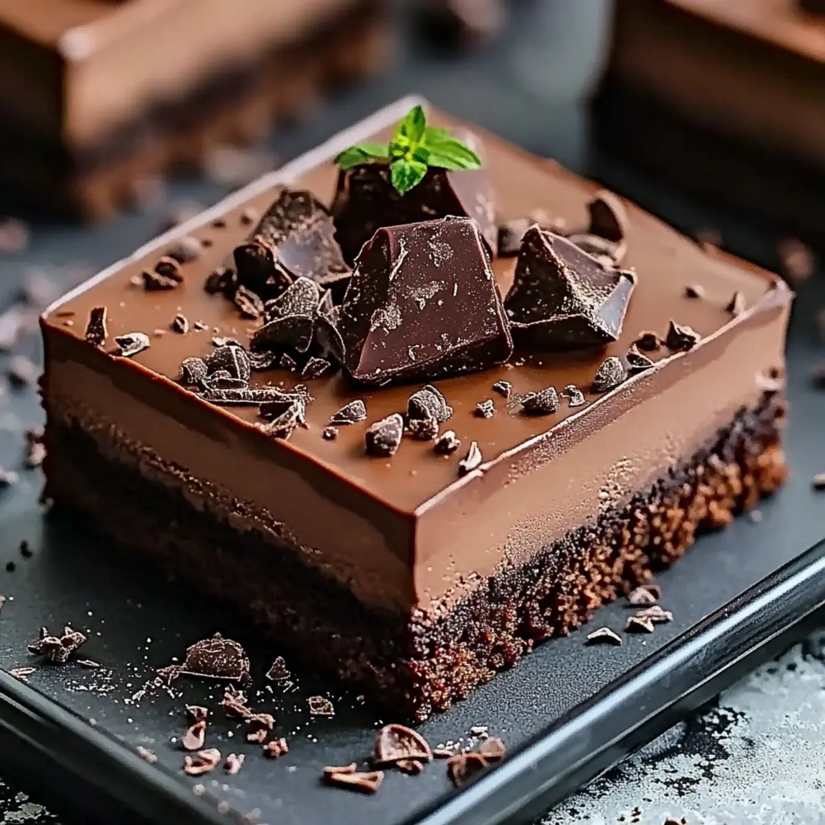 Chocolate Mousse Brownies