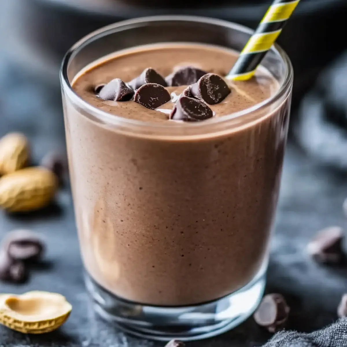 Chocolate Peanut Butter Protein Shake