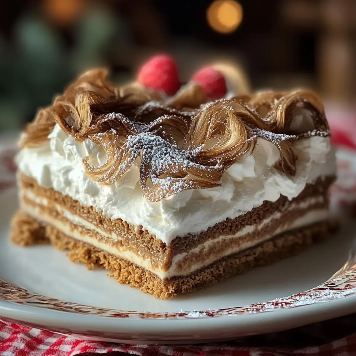Christmas Cookie Lasagna