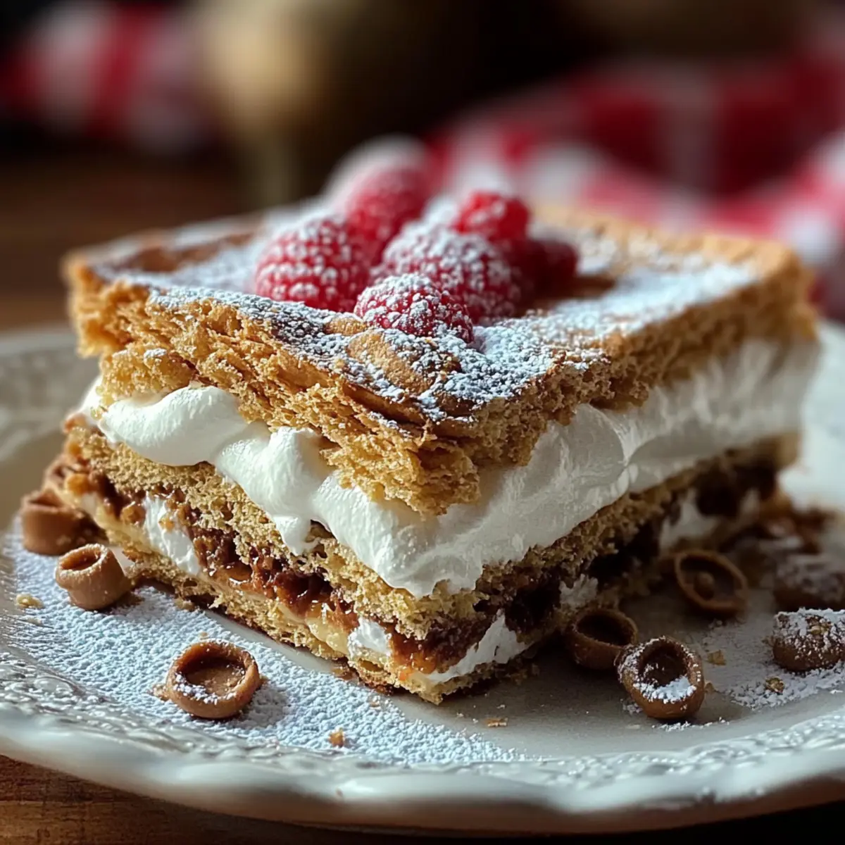 Christmas Cookie Lasagna