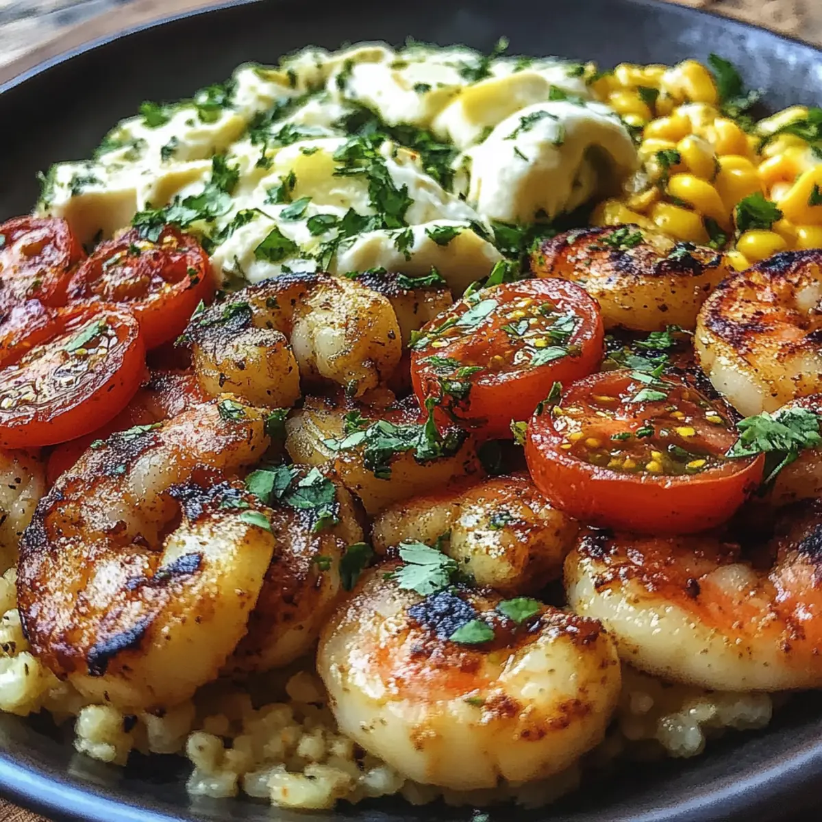 Cilantro Lime Shrimp Bowl