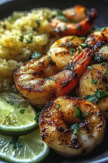 Cilantro Lime Shrimp Bowl