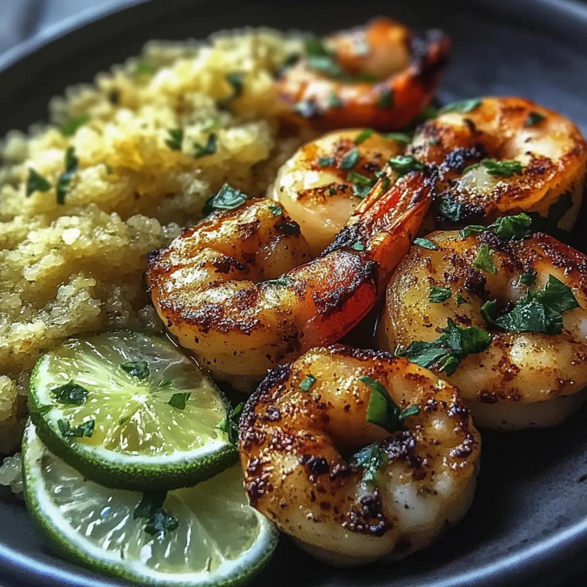 Cilantro Lime Shrimp Bowl
