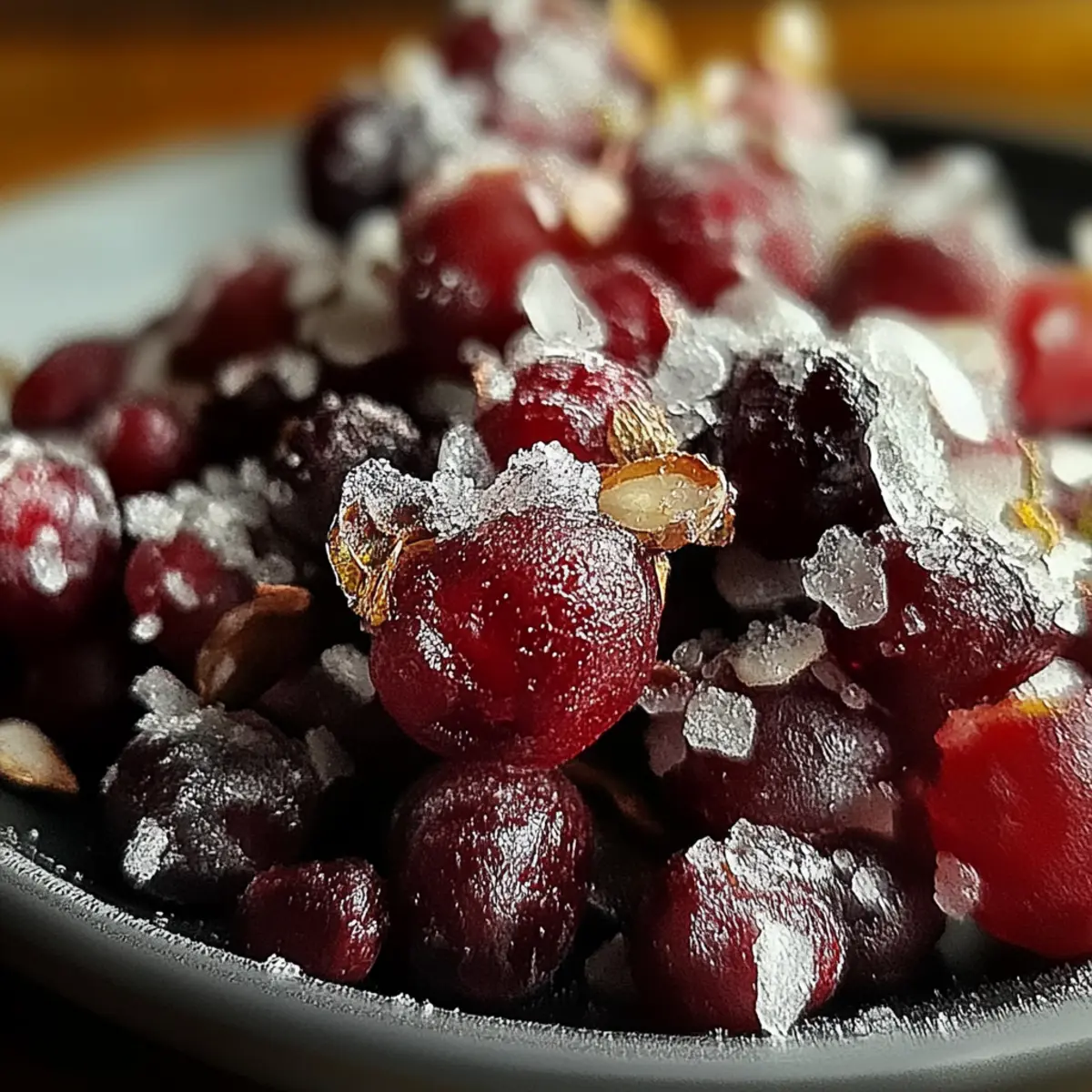 Cinnamon-Spiced Candied Cranberries