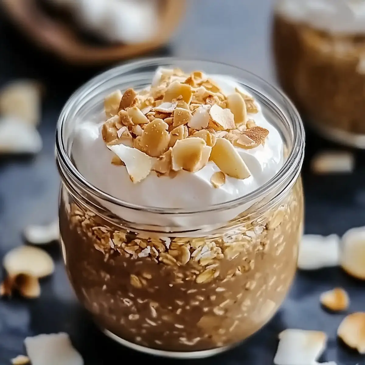 Coconut Cream Pie Overnight Oats