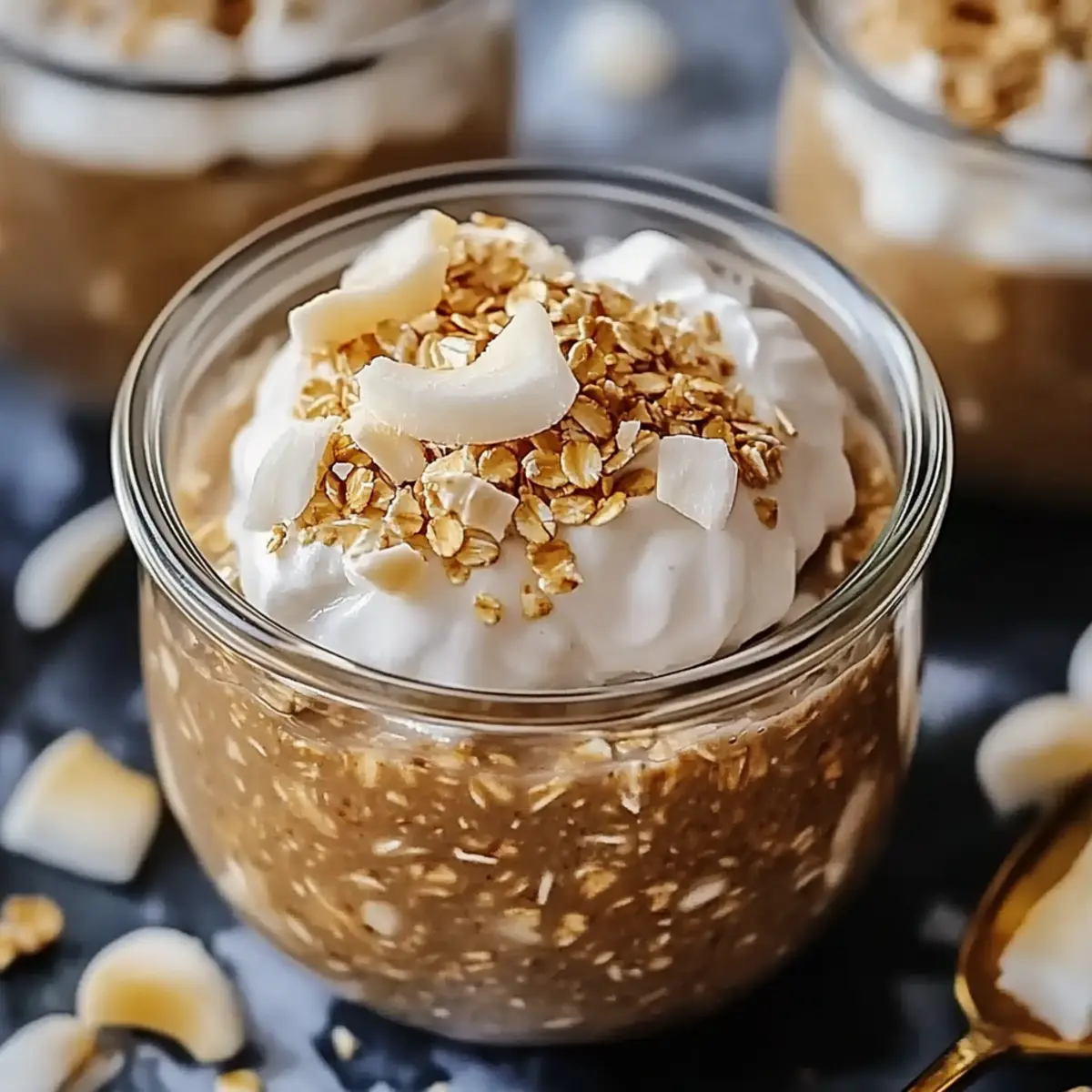 Coconut Cream Pie Overnight Oats