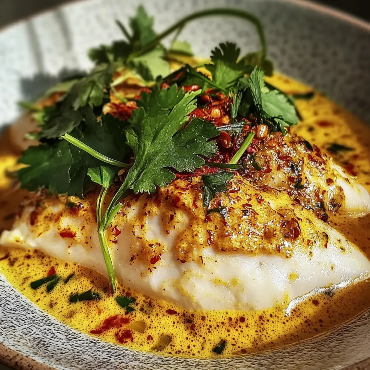 Coconut Lime Fish Curry with Jasmine Rice