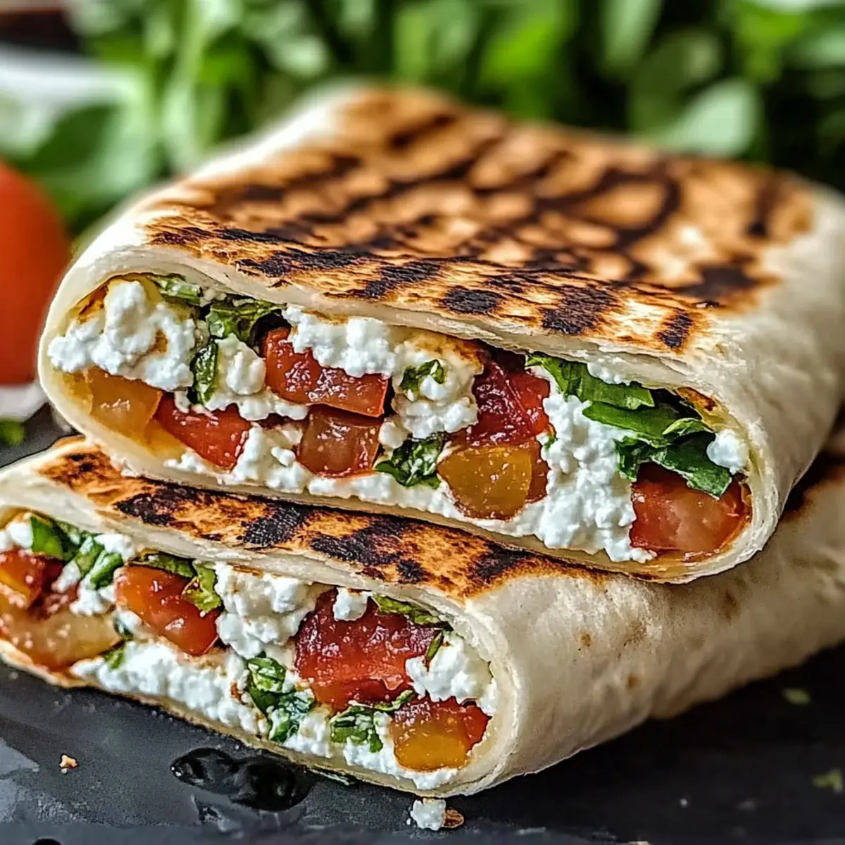 Cottage Cheese Wraps