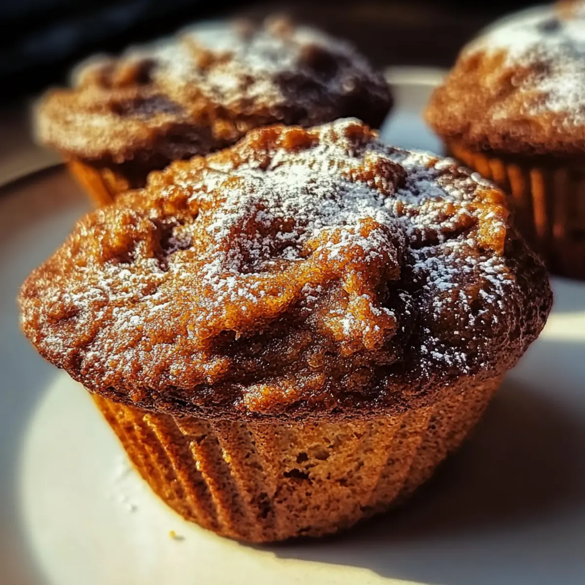 Cozy Gingerbread Coffeecake Muffins