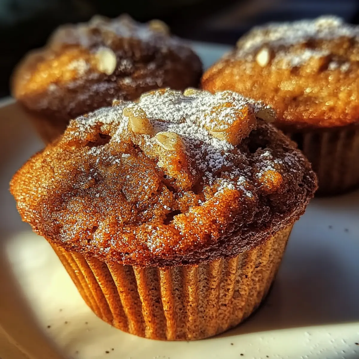 Cozy Gingerbread Coffeecake Muffins