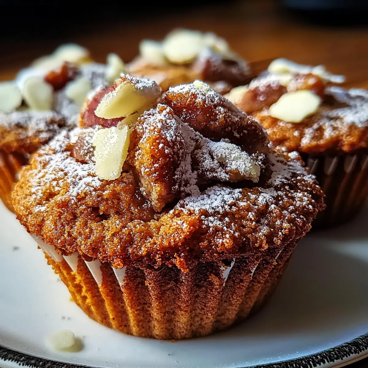 Cozy Gingerbread Coffeecake Muffins