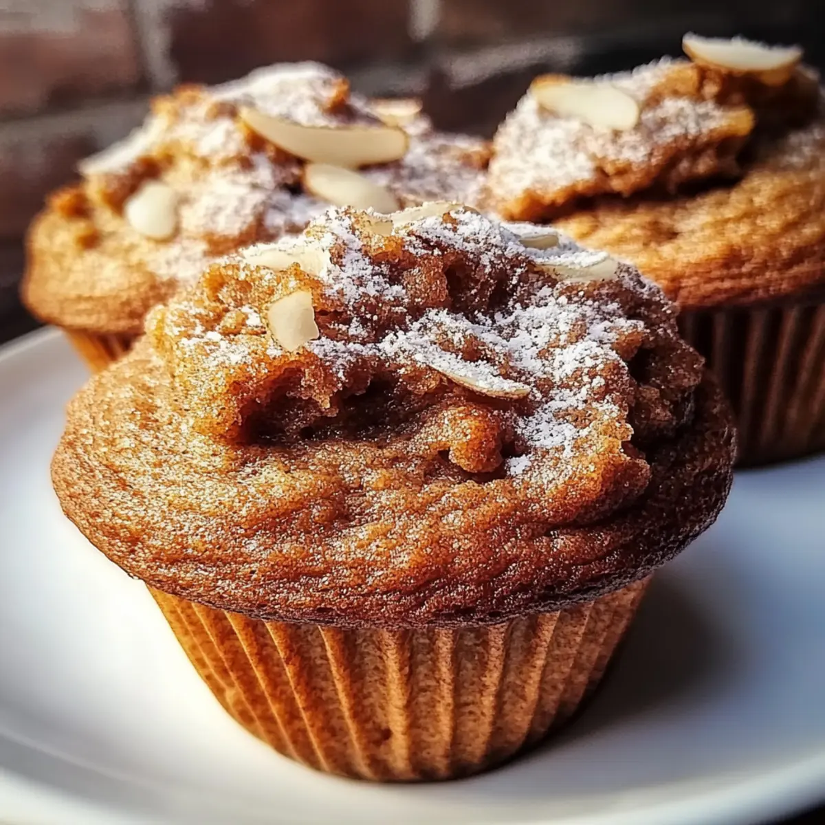 Cozy Gingerbread Coffeecake Muffins