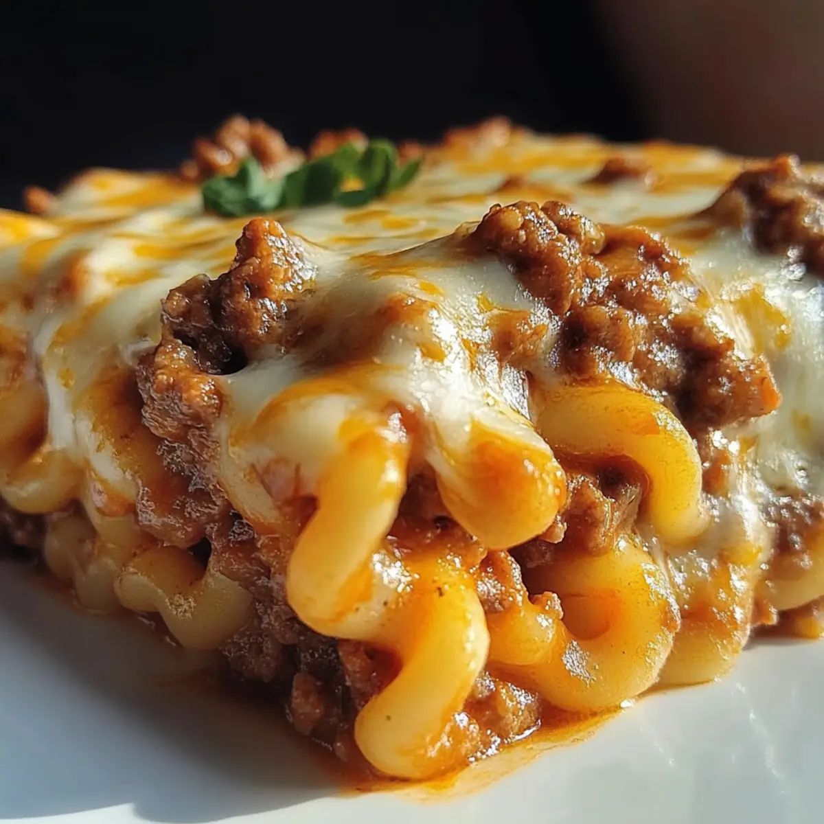 Cozy Mac and Cheese Meatloaf Casserole