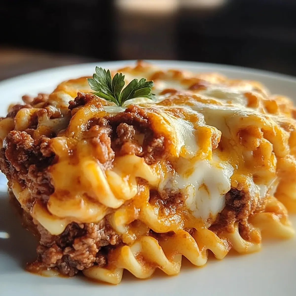 Cozy Mac and Cheese Meatloaf Casserole