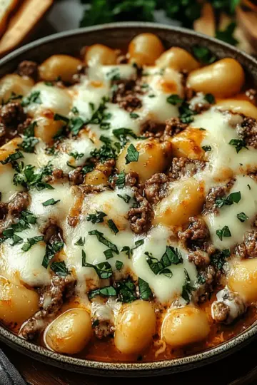 Creamy Beef and Shells