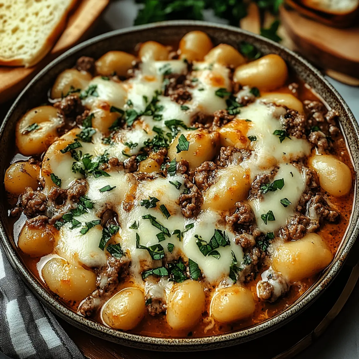 Creamy Beef and Shells