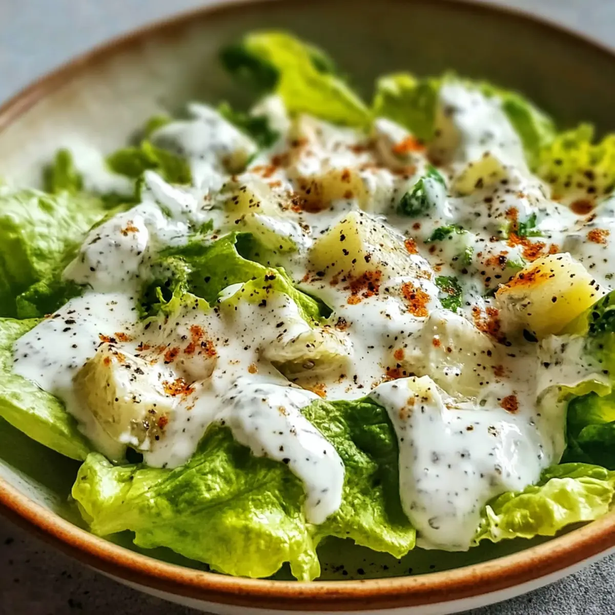 Creamy Greek Yogurt Caesar Dressing