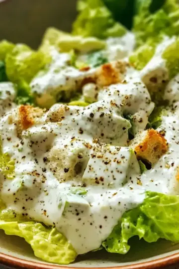 Creamy Greek Yogurt Caesar Dressing