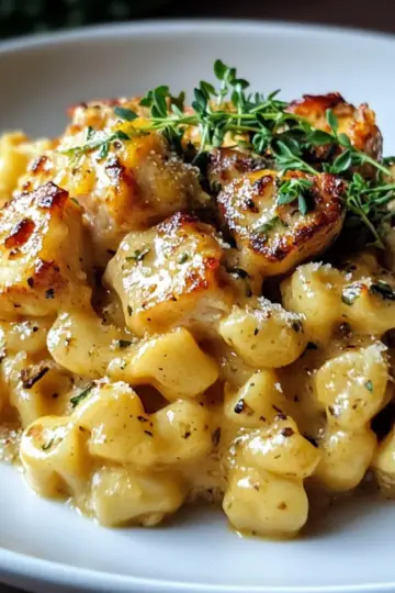 Creamy Honey Pepper Chicken Mac and Cheese