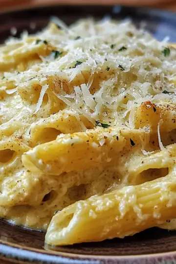 Creamy Italian Three-Cheese Pasta