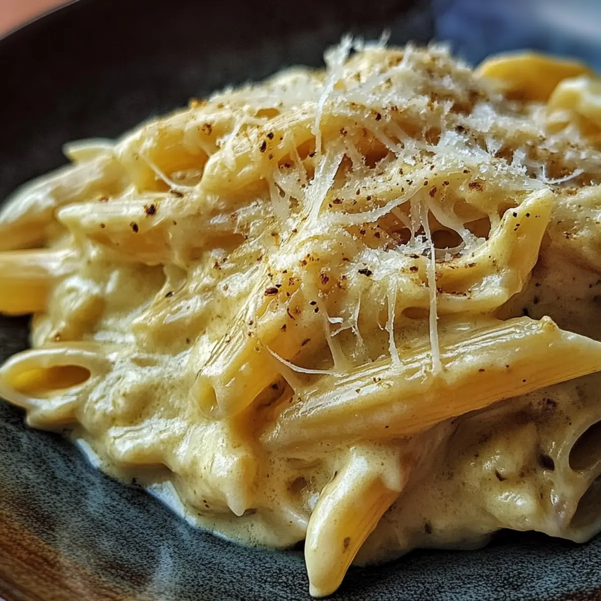 Creamy Italian Three-Cheese Pasta