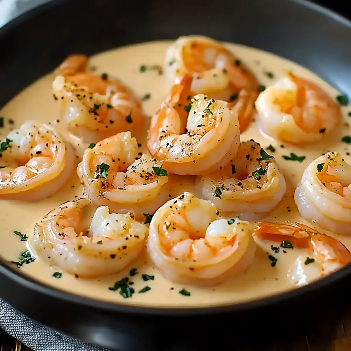 Creamy Shrimp Newburg