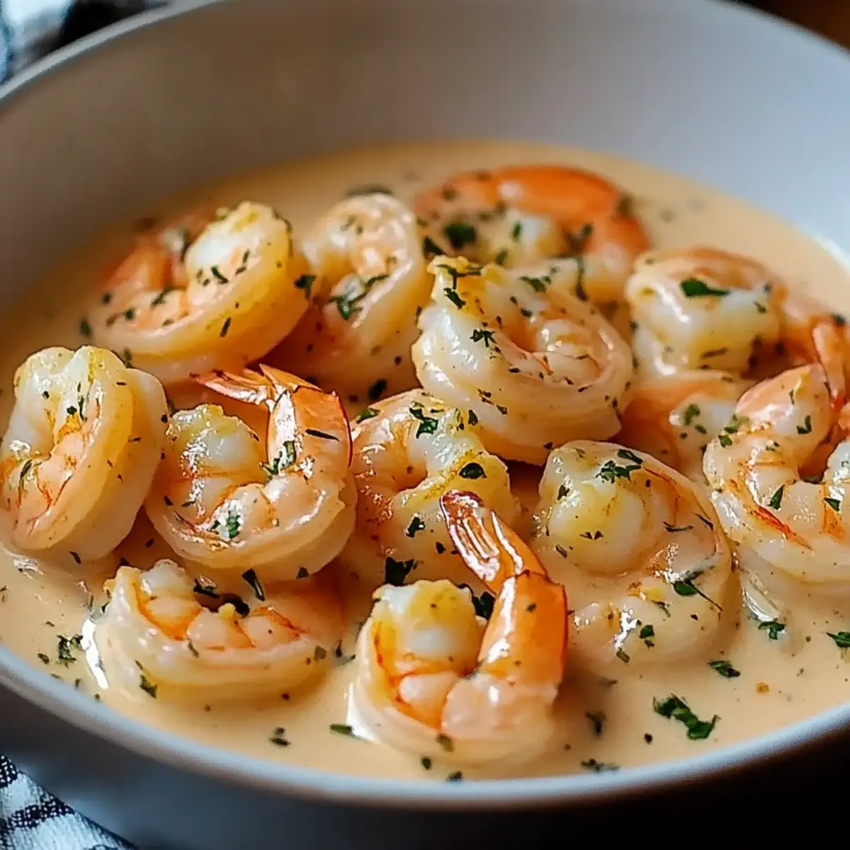 Creamy Shrimp Newburg