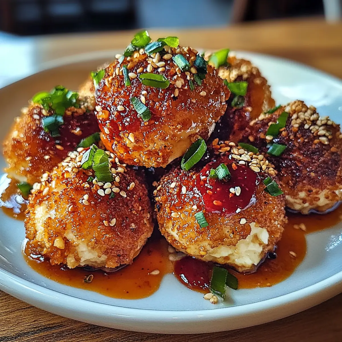 Crispy Air-Fried Tofu Balls