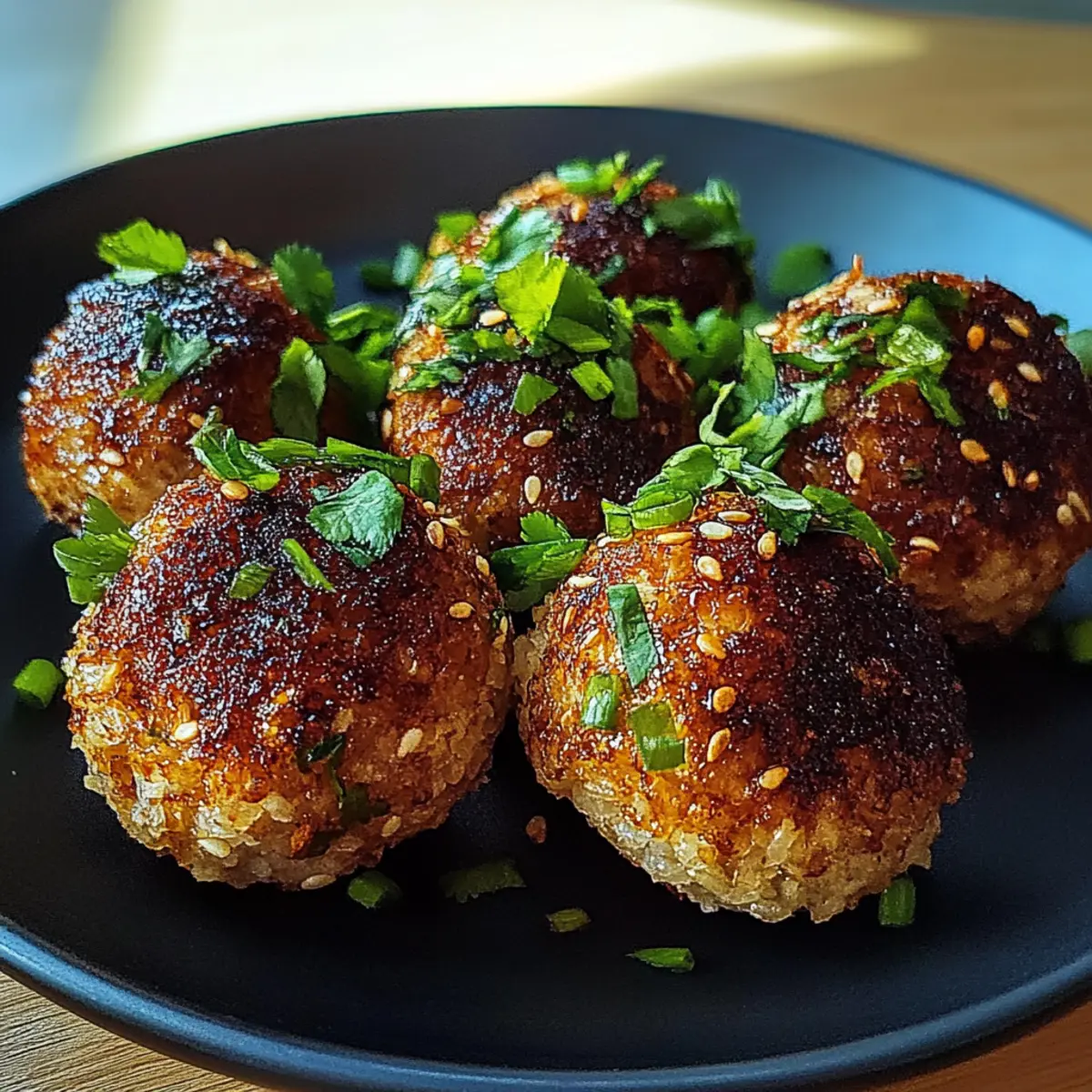 Crispy Air-Fried Tofu Balls