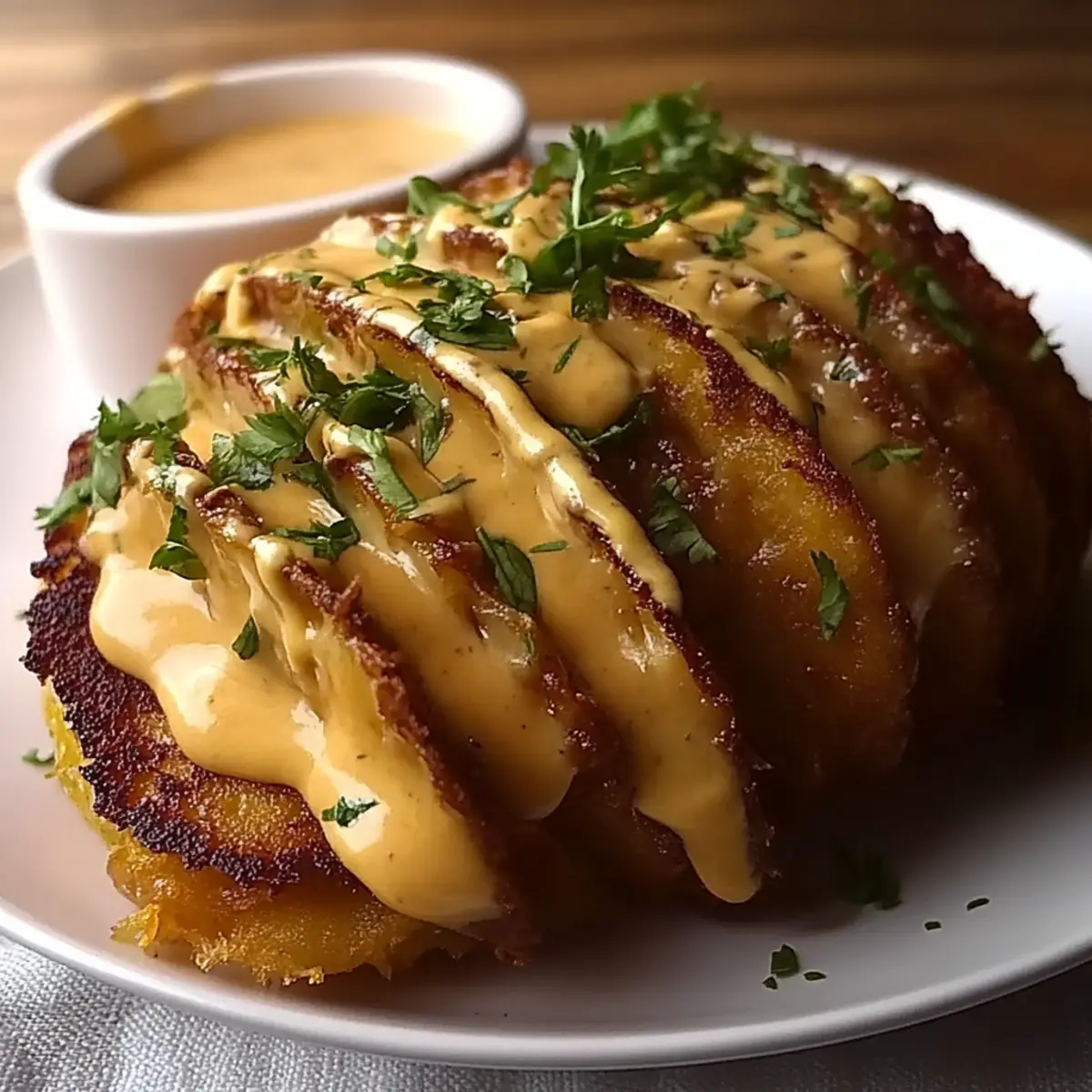 Crispy Chicken Alfredo Tacos