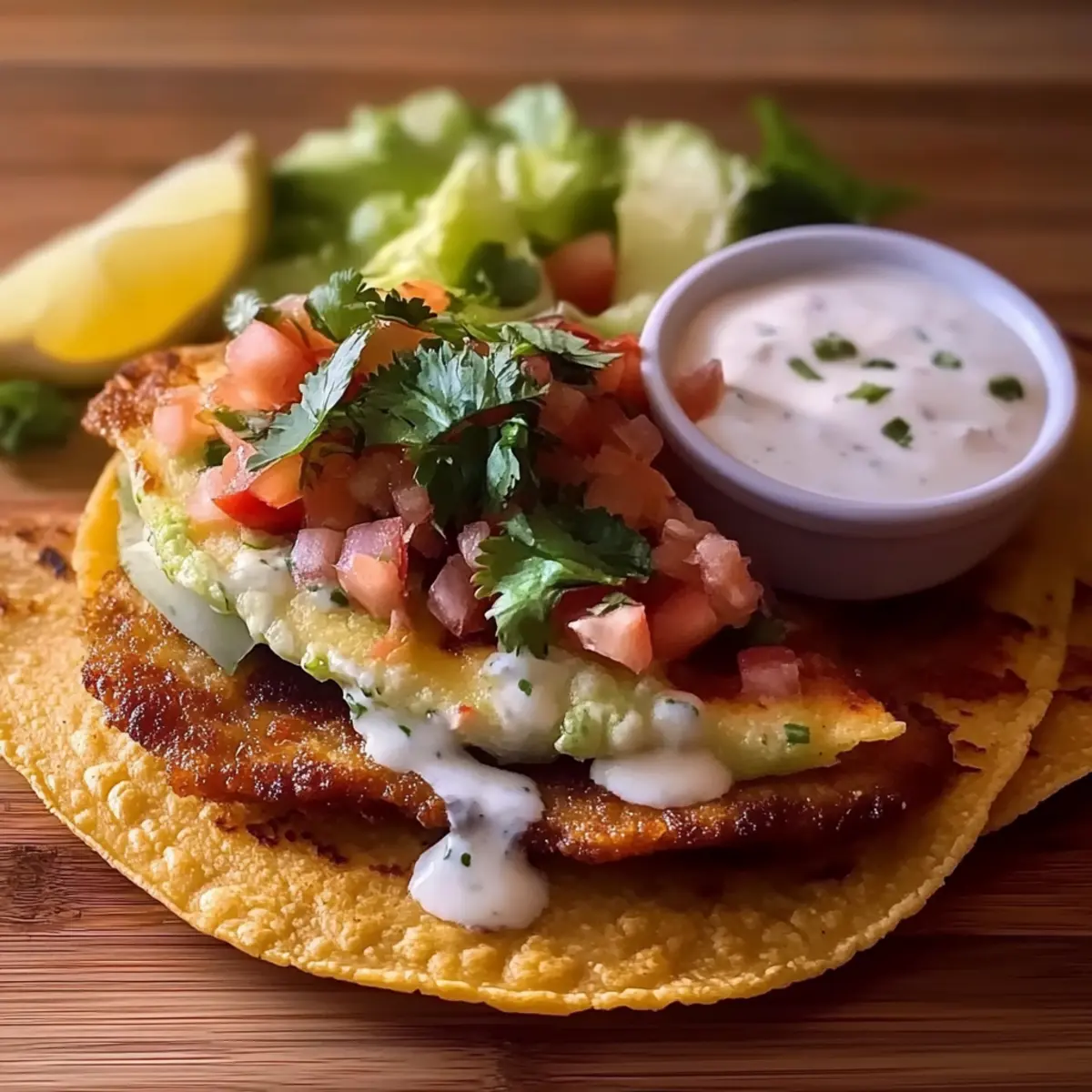 Crispy Chicken Tacos