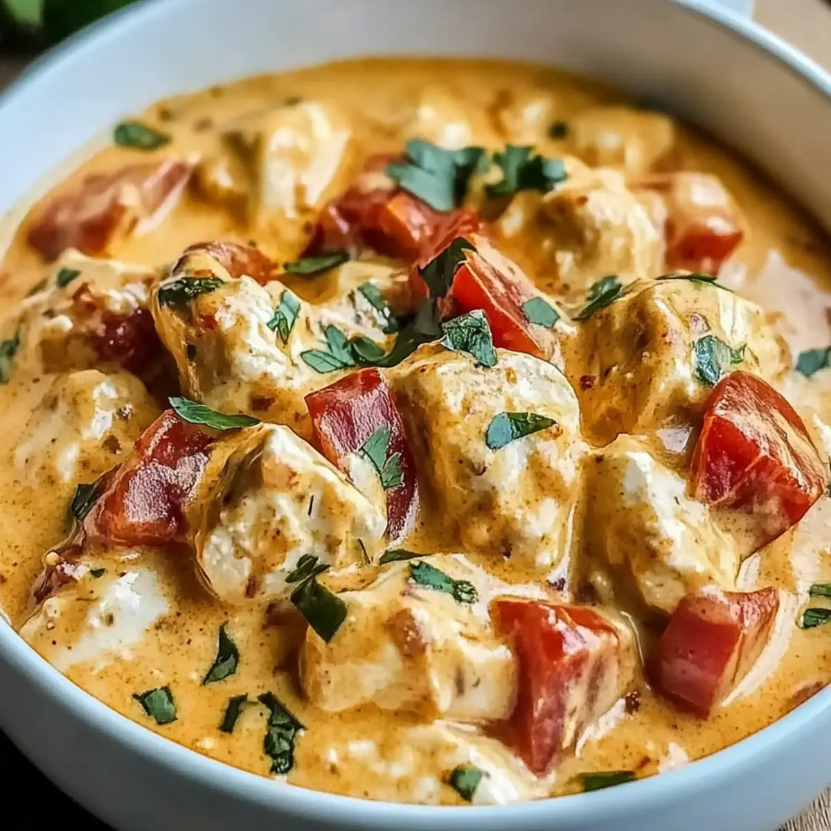 Crockpot Queso Chicken