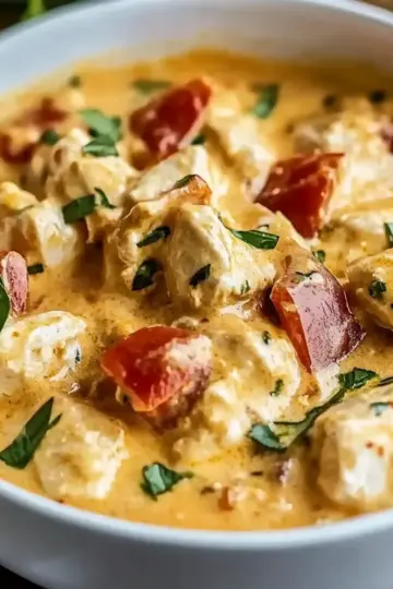 Crockpot Queso Chicken