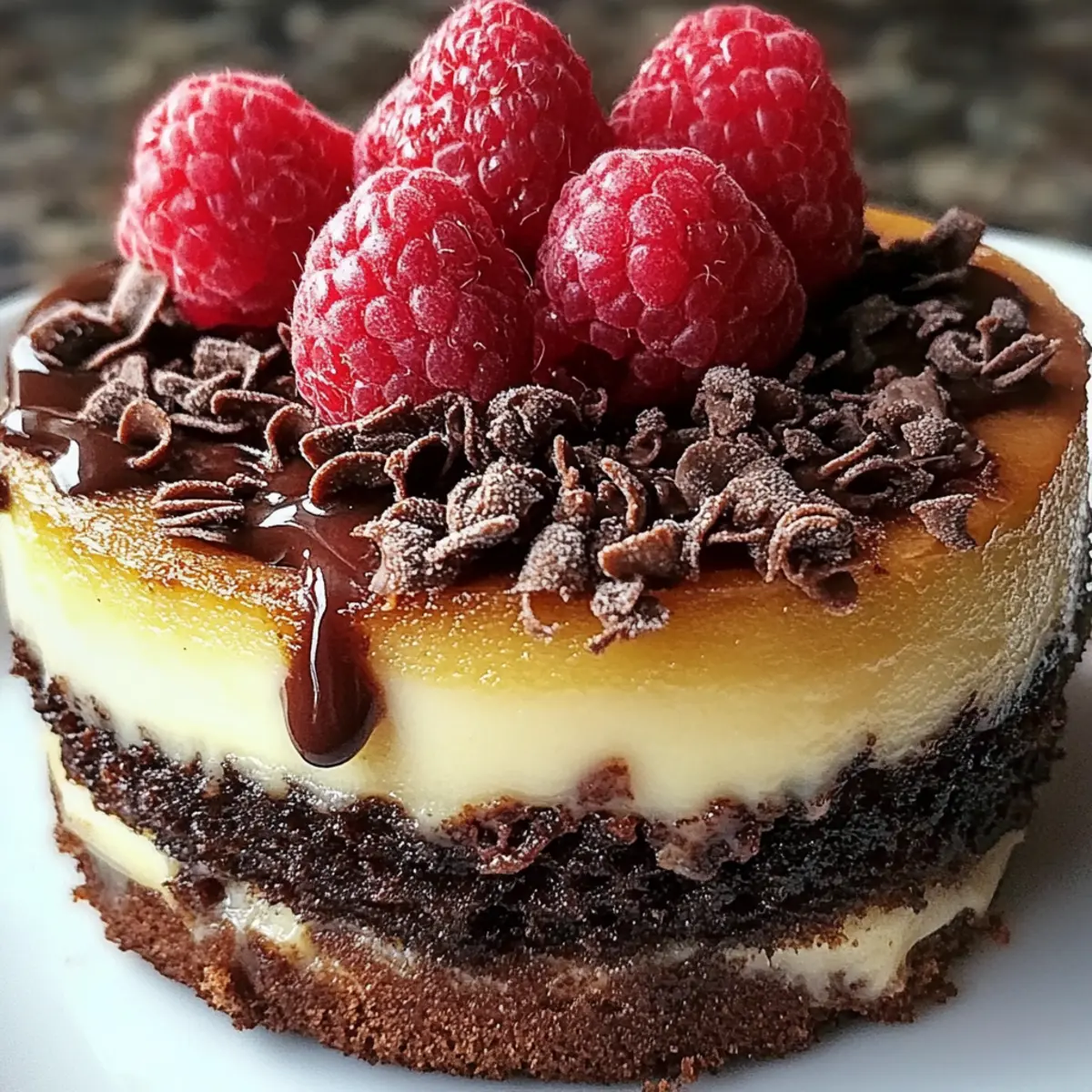 Decadent Dark Chocolate Raspberry Cheesecake