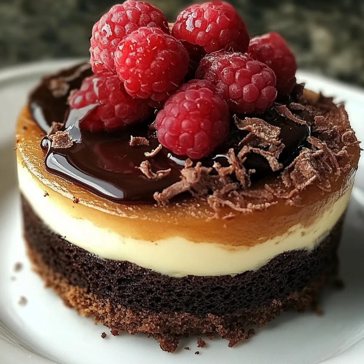 Decadent Dark Chocolate Raspberry Cheesecake