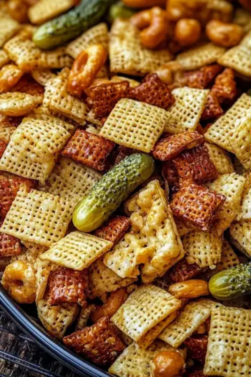 Dill Pickle Chex Mix