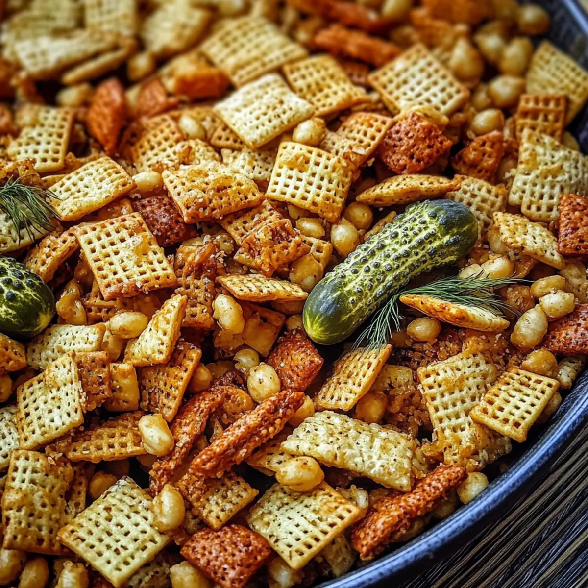 Dill Pickle Chex Mix