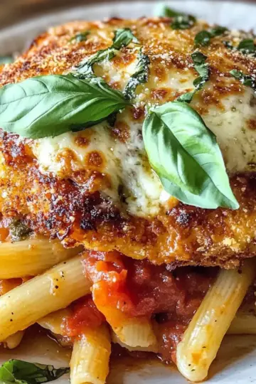 Dump-and-Bake Chicken Parmesan Casserole