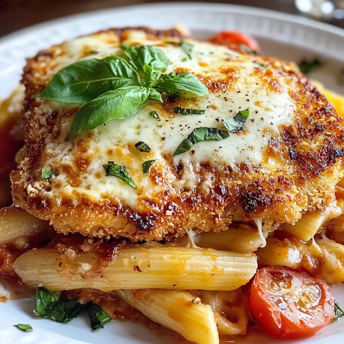 Dump-and-Bake Chicken Parmesan Casserole