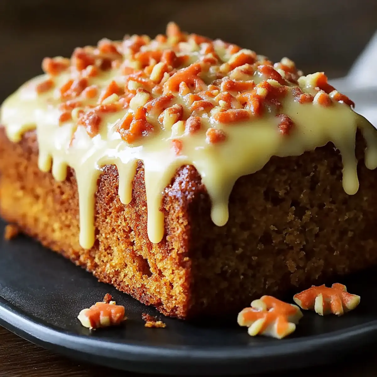 Eggless Carrot Cake Loaf