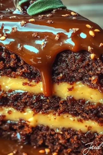 Elegant German Chocolate Glitzertorte