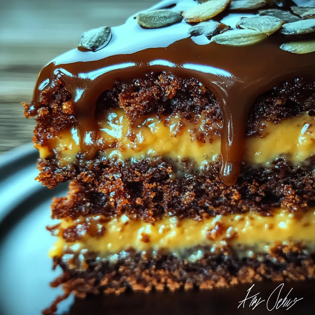 Elegant German Chocolate Glitzertorte