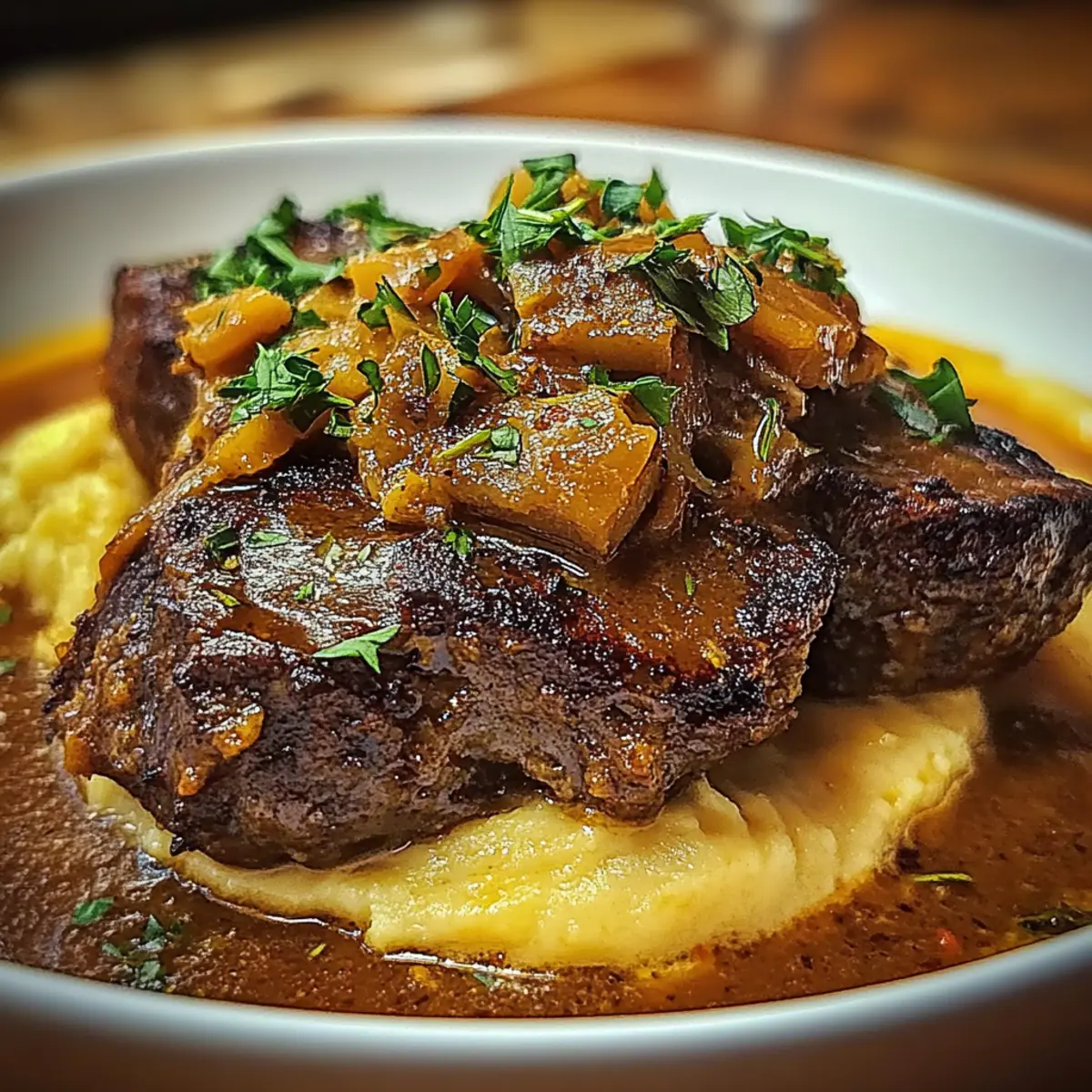 French Onion Soup With Beef Short Ribs